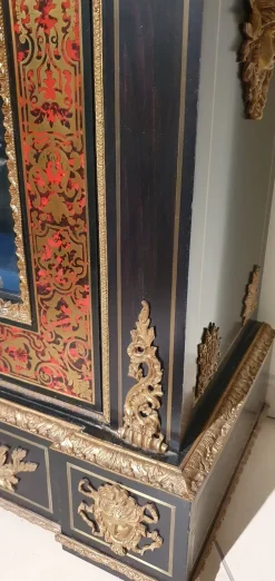 Artigianale Cristalliera d'antiquariato in stile luigi xvi a prezzo scontato- Antiquariato