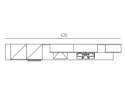 Collezione esclusiva Cucina a PREZZI OUTLET in laccata opaco -99%- Cucine Lineari|Cucine Moderne