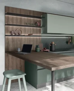 Best Cucina a PREZZI OUTLET in laminato opaco -25% Cucine Con Penisola|Cucine Moderne