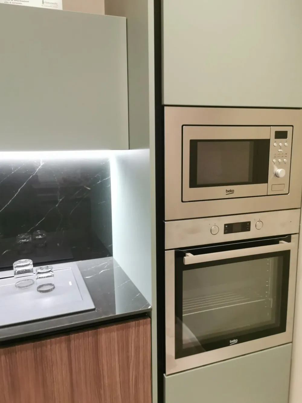 Discount Cucina a PREZZI OUTLET in polimerico opaco -40% Cucine Ad Isola|Cucine Moderne