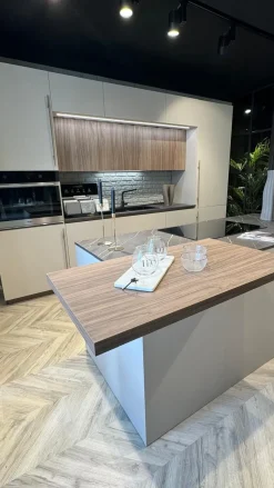 Cucina a PREZZI OUTLET in laminato materico -40%^Stosa Clearance