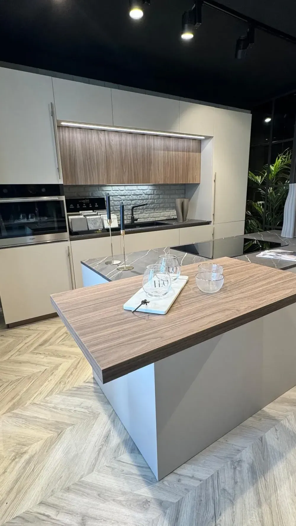 Cucina a PREZZI OUTLET in laminato materico -40%^Stosa Clearance