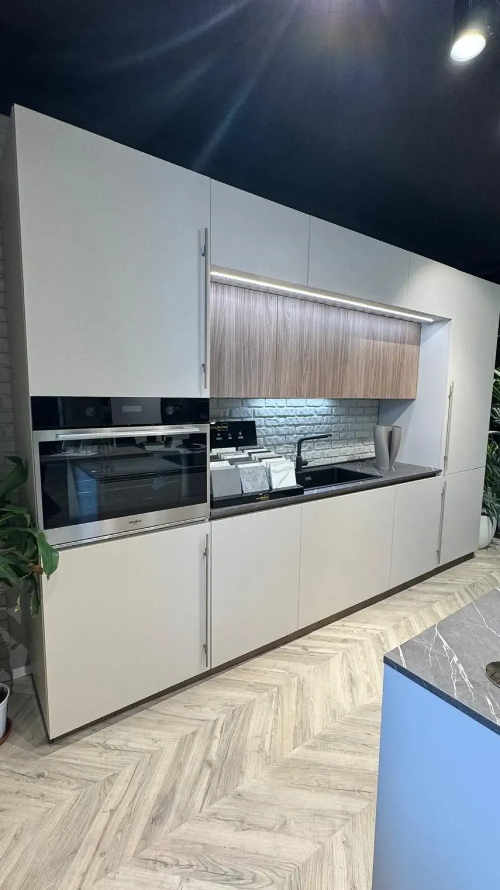 Cucina a PREZZI OUTLET in laminato materico -40%^Stosa Clearance