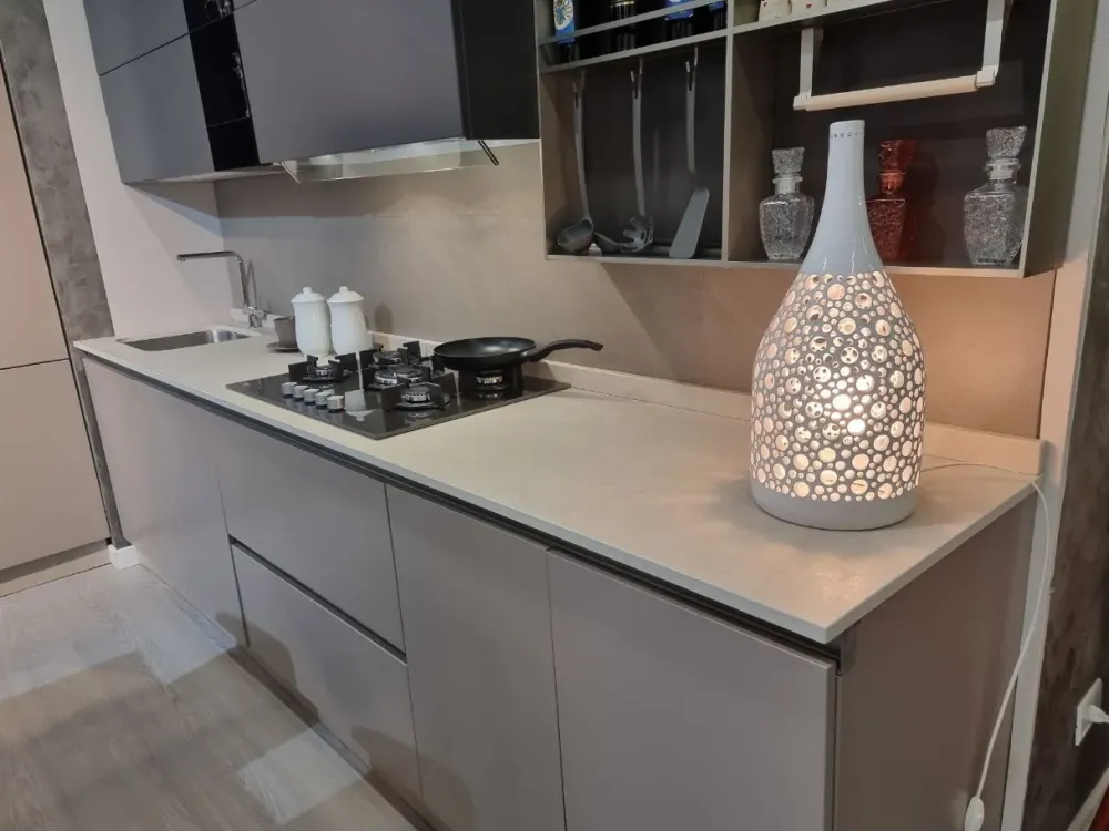 Mobilturi Cucina a PREZZI OUTLET in laccata opaco -60%- Cucine Lineari|Cucine Moderne
