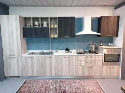 Cucina a PREZZI OUTLET in laminato materico -49%^Home Cucine Hot