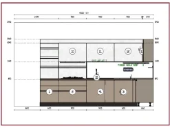Cucina a PREZZI OUTLET in legno -51%^Arredo3 New