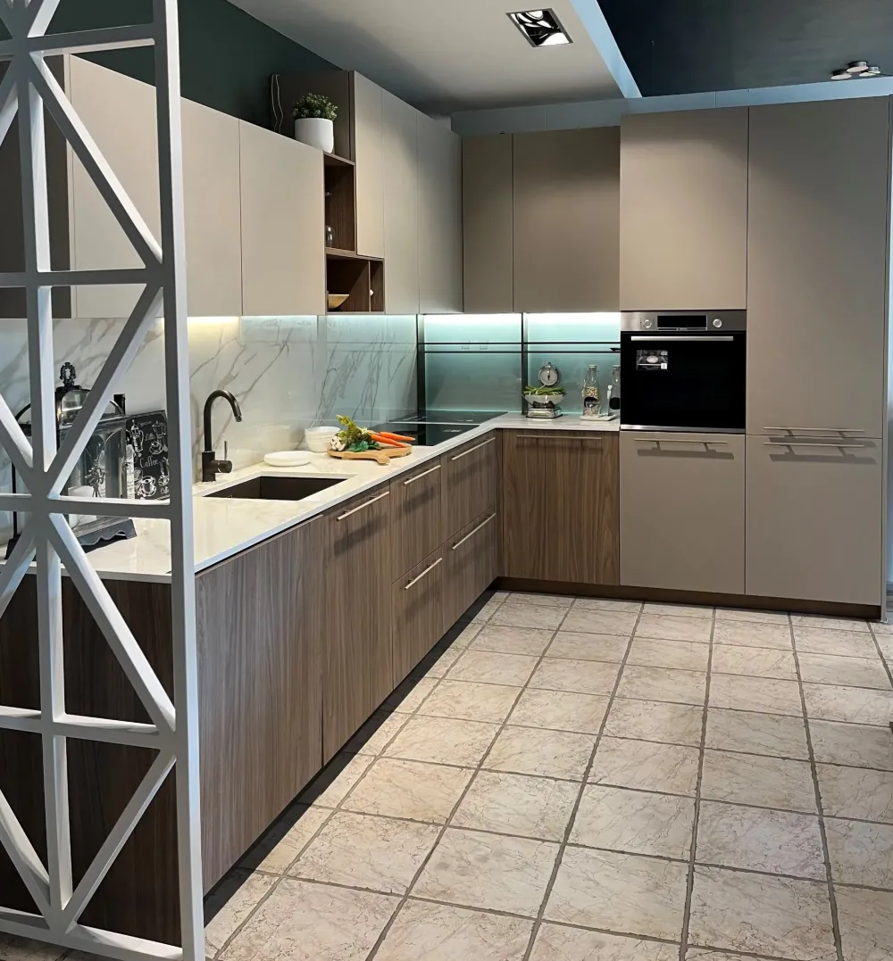 Online Cucina a PREZZI OUTLET in laminato opaco -20% Cucine Ad Angolo|Cucine Moderne