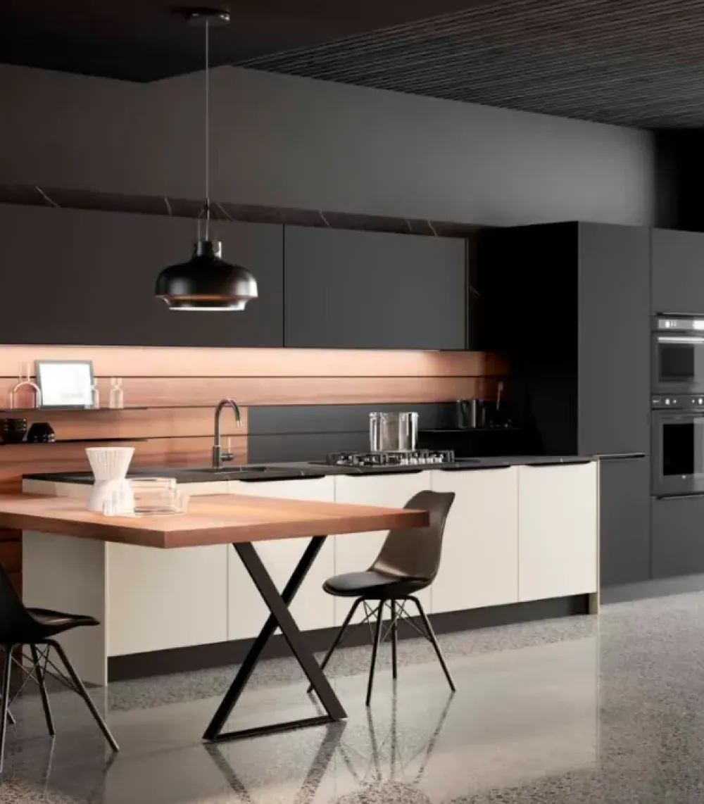 Outlet Cucina a PREZZI OUTLET in laminato opaco -40% Cucine Lineari|Cucine Moderne