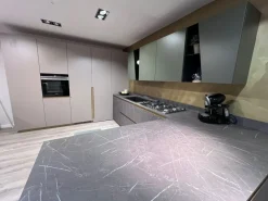 New Cucina a PREZZI OUTLET in laminato materico -51% Cucine Con Penisola|Cucine Moderne