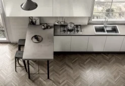 Arredo3 Cucina a PREZZI OUTLET in laccato lucido -33%- Cucine Ad Angolo|Cucine Moderne