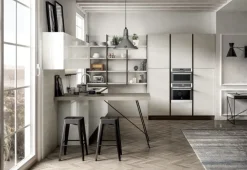 Arredo3 Cucina a PREZZI OUTLET in laccato lucido -33%- Cucine Ad Angolo|Cucine Moderne