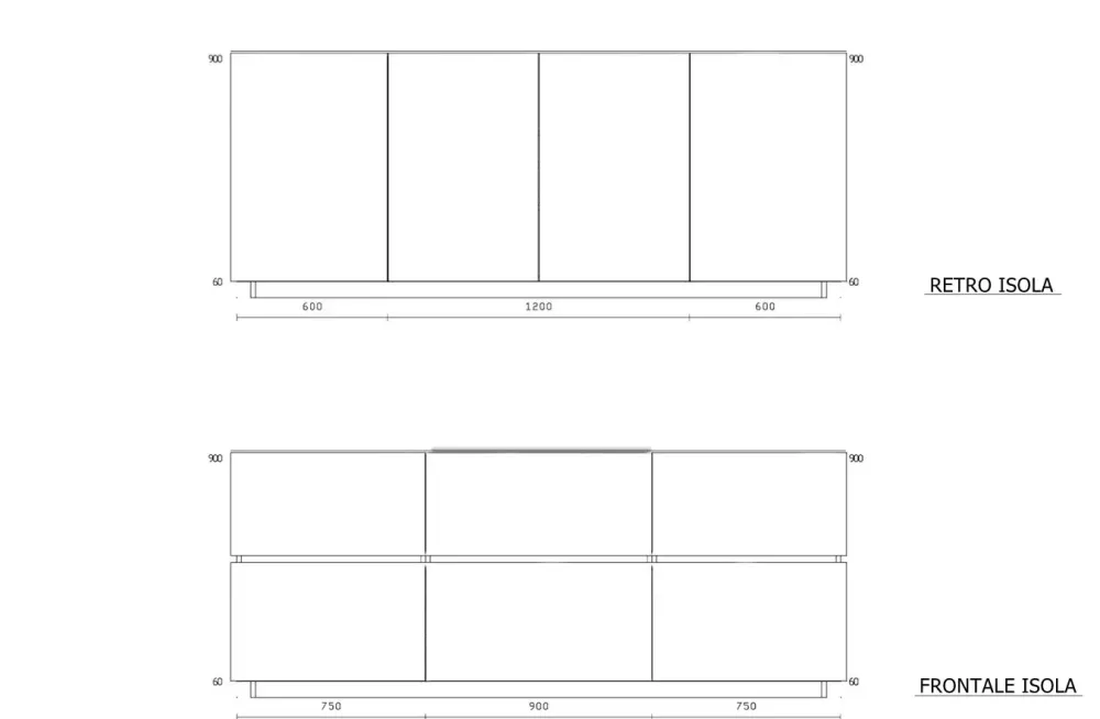 Cesar Cucina a PREZZI OUTLET in laccata opaco -61%- Cucine Ad Isola|Cucine Moderne