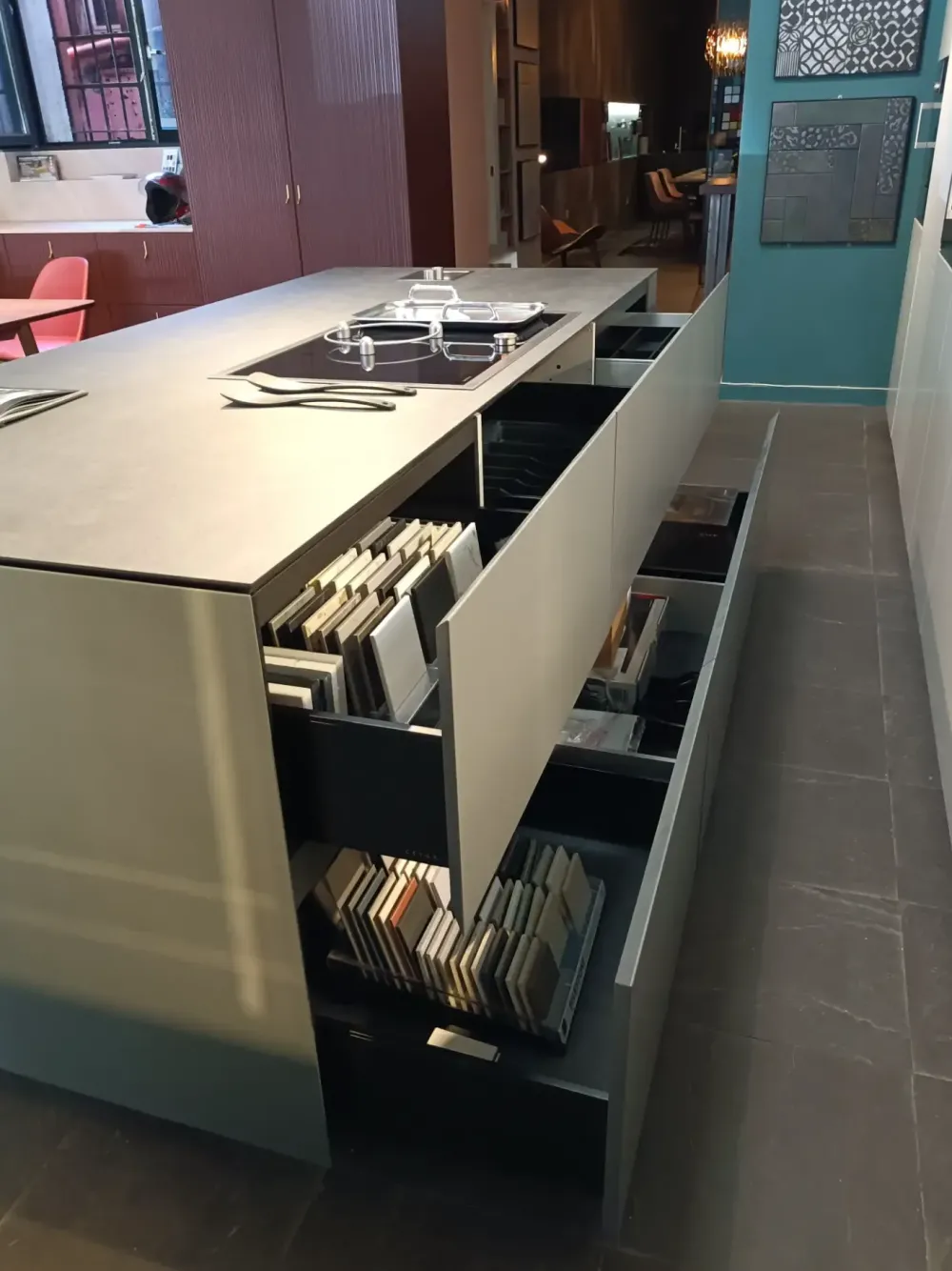 Cesar Cucina a PREZZI OUTLET in laccata opaco -61%- Cucine Ad Isola|Cucine Moderne