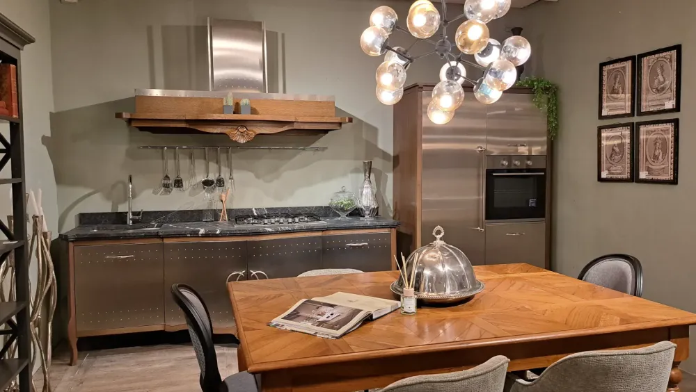 Cucina a PREZZI OUTLET in legno -58%^Marchi Cucine New