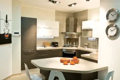 Veneta Cucine Cucina a PREZZI OUTLET in laminato materico -50%- Cucine Ad Angolo|Cucine Moderne