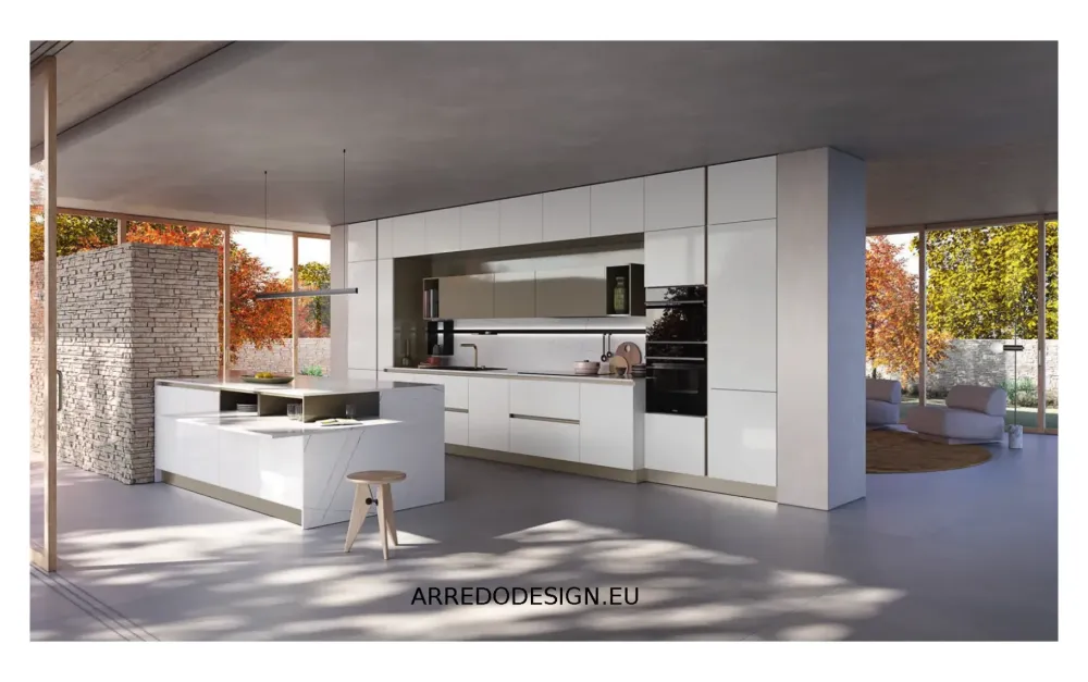 Cucina a PREZZI OUTLET in laminato opaco -30%^Ar-Due Best