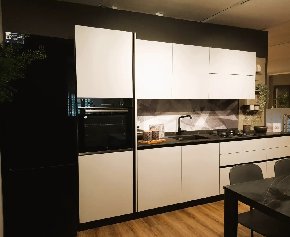 Cucina a PREZZI OUTLET in laccato opaco -50%^Febal