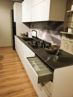 Cucina a PREZZI OUTLET in laccato opaco -50%^Febal