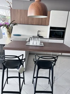 Clearance Cucina a PREZZI OUTLET in laminato materico -31% Cucine Con Penisola|Cucine Moderne