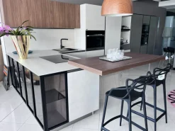 Clearance Cucina a PREZZI OUTLET in laminato materico -31% Cucine Con Penisola|Cucine Moderne