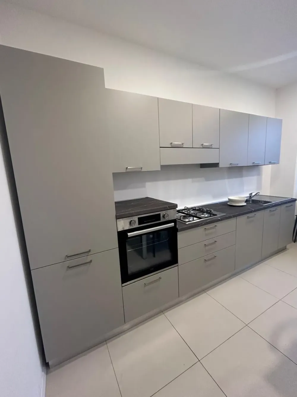 Cucina a PREZZI OUTLET in laminato materico -54%^Lube Cucine Sale