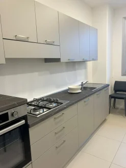 Cucina a PREZZI OUTLET in laminato materico -54%^Lube Cucine Sale