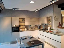Cucina a PREZZI OUTLET in laminato opaco -43% Cucine Ad Angolo|Cucine Moderne