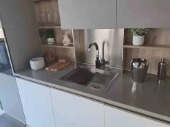 Cucina a PREZZI OUTLET in laminato opaco -43% Cucine Ad Angolo|Cucine Moderne