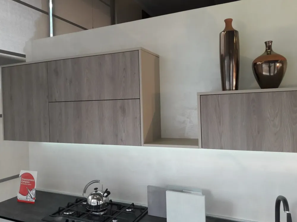 Sale Cucina a PREZZI OUTLET in laminato materico -52% Cucine Lineari|Cucine Moderne