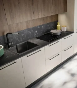 Cucina a PREZZI OUTLET in laminato materico -30%^Ar-Due Clearance