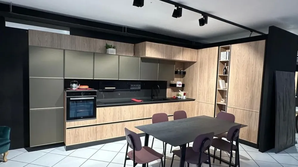 Mobilturi Cucina a prezzo ribassato ad angolo moderna Diamante- Cucine Ad Angolo|Cucine Moderne