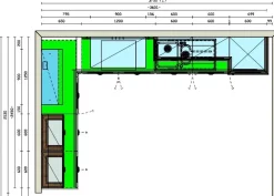 Cucina a prezzo ribassato ad angolo inglese Cucina favilla laccata opaco tortora^Scavolini Best