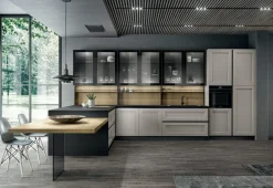 Arredo3 Cucina a prezzo ribassato ad angolo moderna Meg- Cucine Ad Angolo|Cucine Moderne