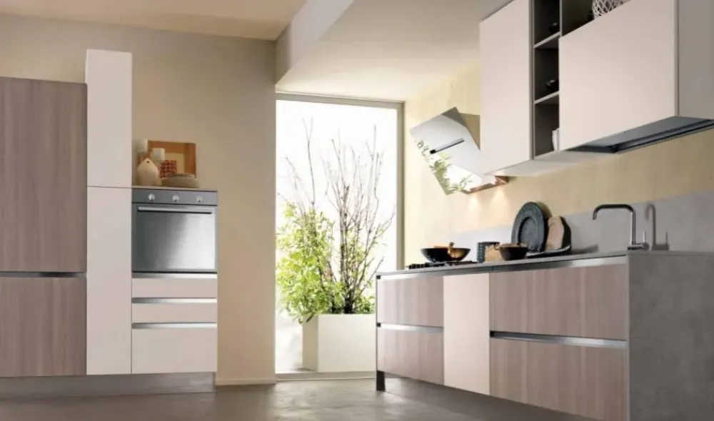 Cucina a prezzo ribassato lineare moderna Iris^Cucine Store Hot