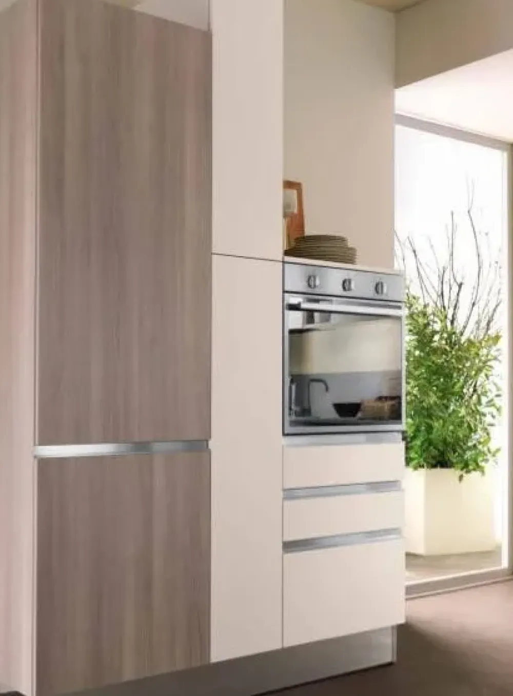 Cucina a prezzo ribassato lineare moderna Iris^Cucine Store Hot