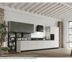 Stosa Cucina a prezzo ribassato lineare moderna Karma- Cucine Lineari|Cucine Moderne