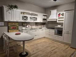 Lube Cucine Cucina a prezzo ribassato ad angolo classica Agnese- Cucine Ad Angolo