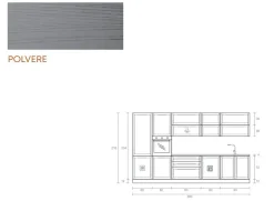 Cucina a prezzo ribassato lineare moderna Nova^Artigianale Online