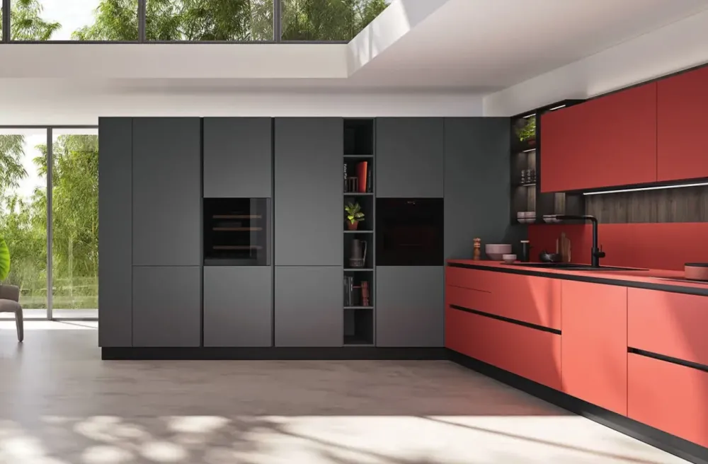 Cucina a prezzo ribassato ad angolo moderna Easy^Ar-Due Clearance