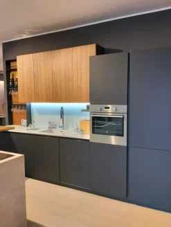 Cucina a prezzo ribassato ad isola moderna Metropolis natural^Stosa Outlet