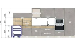 Sale Cucina a prezzo scontato con penisola design Natural Moretti compact Cucine Con Penisola|Cucine Design