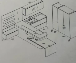 Ernestomeda Cucina a prezzo scontato con penisola design Icon air - Cucine Con Penisola|Cucine Design