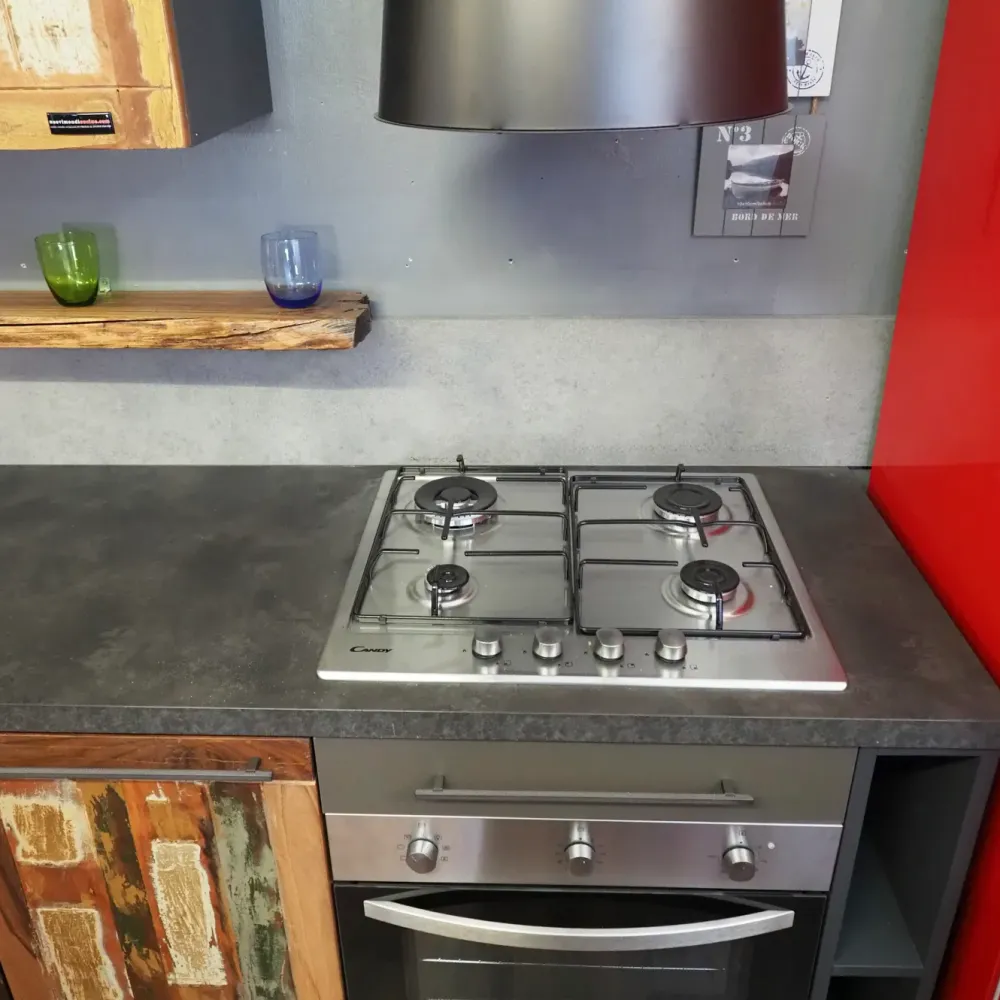 Nuovi Mondi Collection Cucina a prezzo scontato lineare industriale Cucina modello recicle industrial - Cucine Lineari