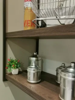 Outlet Cucina a prezzo scontato ad angolo moderna Domino 1 Cucine Ad Angolo|Cucine Moderne