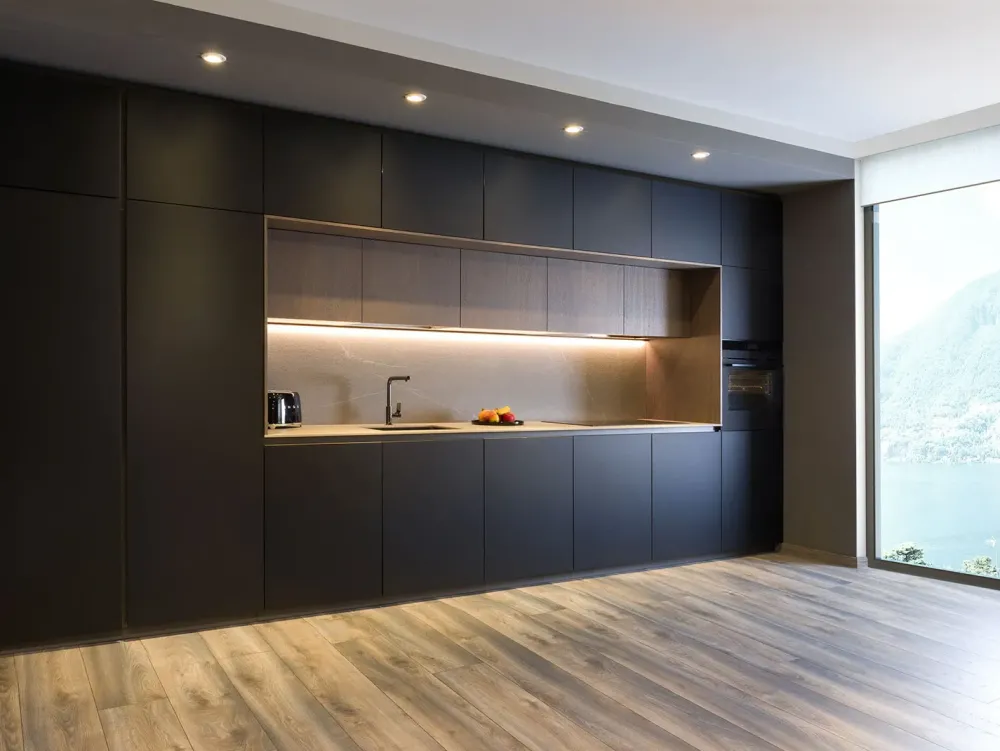 Outlet Cucina a prezzo scontato lineare moderna Plan 03 outlet Cucine Lineari|Cucine Moderne