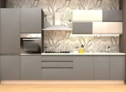 Cucina a prezzo scontato lineare moderna Master kel^Artigianale Discount