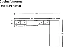 Cucina a prezzo scontato ad angolo moderna Cucina angolare minimal^Varenna Clearance