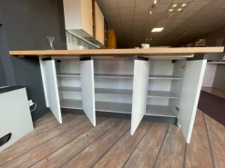 Cucina a prezzo scontato con penisola moderna Loft-wall^Arrex Hot