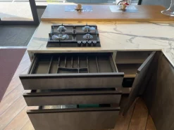 Cucina a prezzo scontato con penisola moderna Loft-wall^Arrex Hot