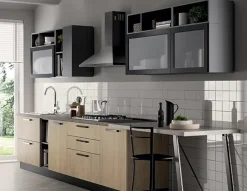 Cucina ad angolo americano Domino industriale Primacucine a prezzo ribassato^Prima Cucine Best